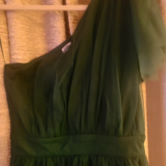 Flying Tomato One Shoulder Pleated Tulle size S - Picture 8 of 16